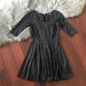 Armani Exchange A-Line Stretch‎ Knit Dress